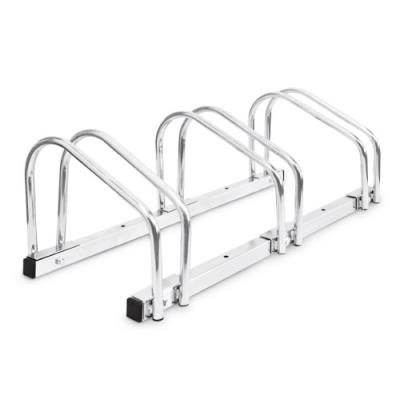 Relaxdays râtelier pour 3 vélos argent