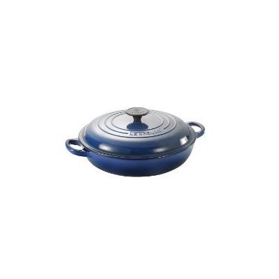 Cocotte Basse en Fonte de 3.2L Buffet Le Creuset Couleur Bleu