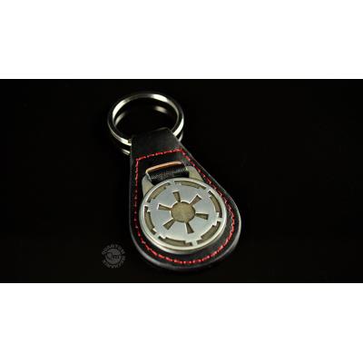 Porte Clé Star Wars - Embleme de L'Empire Métal et Cuir