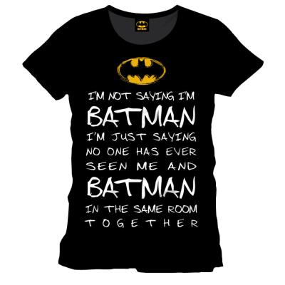Batman T-Shirt Who Is Batman (S)