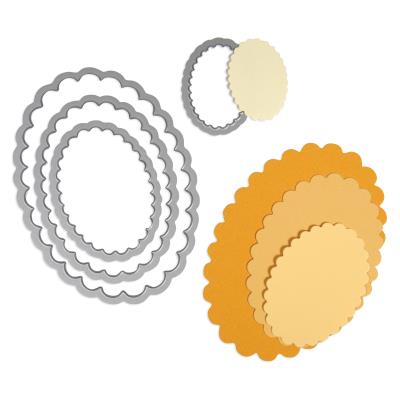 Dies Framelits Sizzix - Ovale (ondulé) - 657564