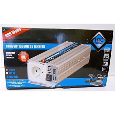 AUCUNE - Convertisseur WP 12/220V 600W avec Prise USB
