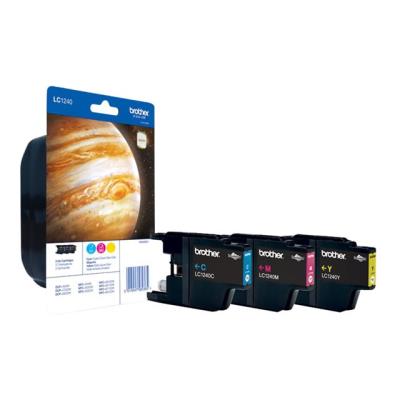 Brother LC1240 Rainbow-Pack - geel, cyaan, magenta - origineel - inktcartridge