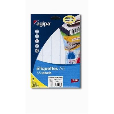 Agipa - Etiquette Adhesifs Diam 8   A5 - Etui 4704
