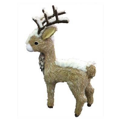 Figurine en forme de renne - Statuette décorative de Noël
