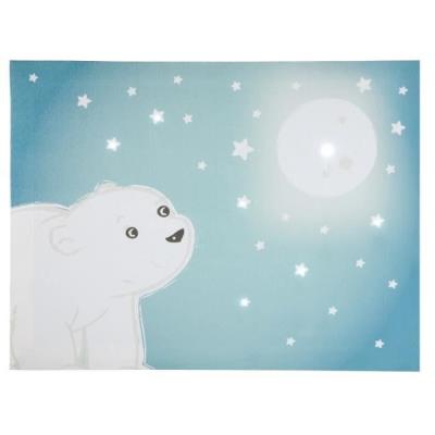 DOMIVA Toile Lumineuse Scintillante Flocon