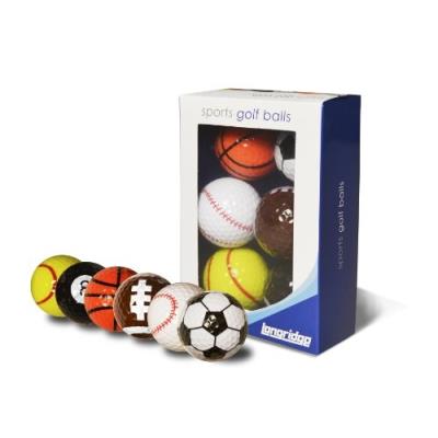Longridge sports golf balls - multi