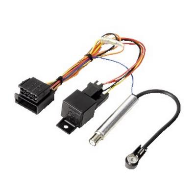Hama kit de connexion autoradio audi vw iso-iso, relais de protection incl.