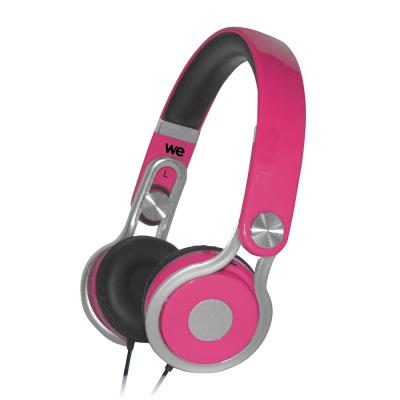 WE - Écouteurs - sur-oreille - filaire - jack 3,5mm - rose - Casque audio -  Achat & prix