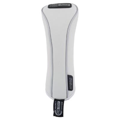 Pro-tekt - couvre-putter hybride simili-cuir blanc blanc