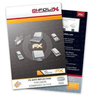 AtFoliX 3x Films Protecteurs écran Pour Canon PowerShot S5 IS – Mat Et Antichoc