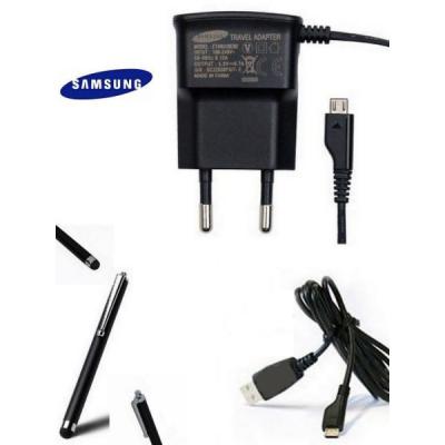 PACK Chargeur d'origine pour Samsung Galaxy ACE S5830 5V 0.7A ETA0U10EBE + stylet tactile noir + cable micro USB
