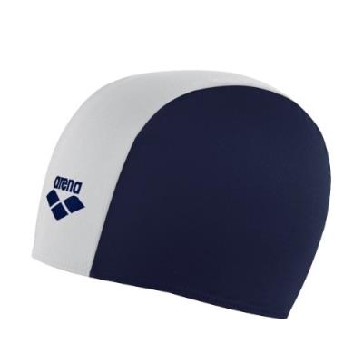 Arena jr 91149 bonnet de bain douche en polyester pour enfant bleu marine blanc