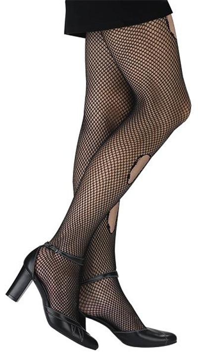 Collants Résille Déchirés