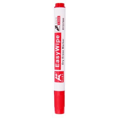 Marqueur Tableau Blanc Effaçable Pointe Ogive 2,5 mm Rouge