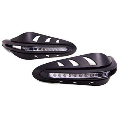 Moto LED Intégré Protège avec Clignotants pour Adventure Vélo Quad Atv Trike