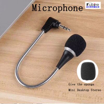 3.5MM Flexible Mini Desktop stéréo Enregistrement Micro PC portable Microphone Pealer1757