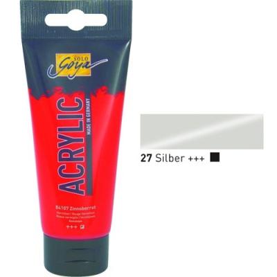 Kreul peinture acrylique solo goya 100 ml argent