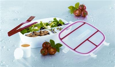Maxx-Cuisine - Boite à repas - Boite déjeuner - Lunch box - Conservation avec compartiments et couverts
