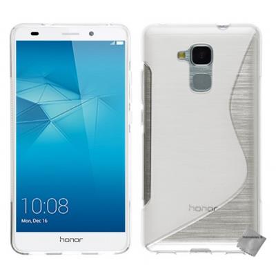Housse etui coque pochette silicone gel fine pour Huawei Honor 5C - TRANSPARENT