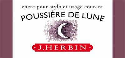 Herbin - Encre Traditionnelle à stylo en Flacon D 30ml - poussière de lune