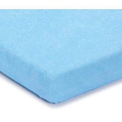 julius zöllner 8300113350 - drap housse tissu éponge lit enfant, taille: 60 x 120 cm/70 x 140 cm, couleur: bleu