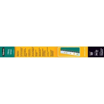 Bandes de classement pour reliure, transparent fellowes 5360401