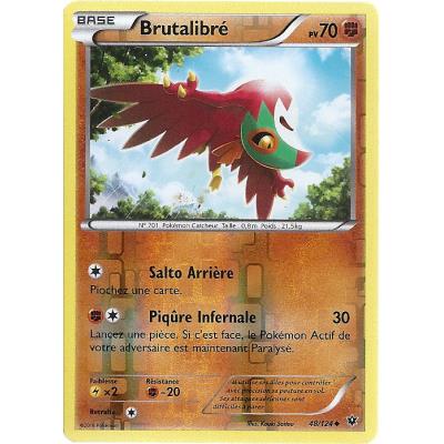 Carte Pokemon - XY10 - Impact des Destins - Brutalibré - PV 70 - 48/124 - Holo Reverse - VF État correct - Asmodee reconditionné disponible sur Fnac