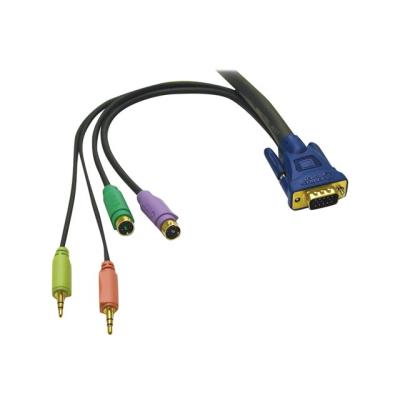 C2G Ultima 5-in-1 - kabel voor toetsenbord / muis / video / audio - 3 m