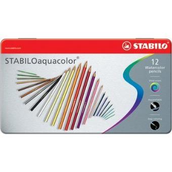 STABILO AQUACOLOR BOŒTE 12 CRAYONS