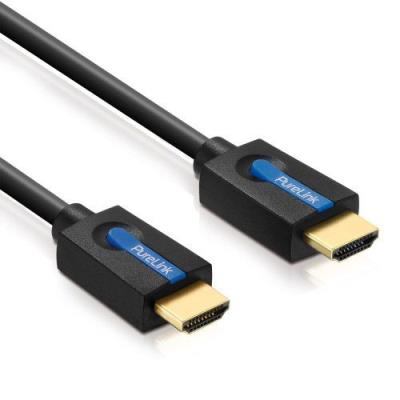 Purelink Cs1000-005 - Câble Hdmi High Speed Avec Ethernet - Compatible Avec Hdmi 2.0 4K 3D - 0.5M - Noir