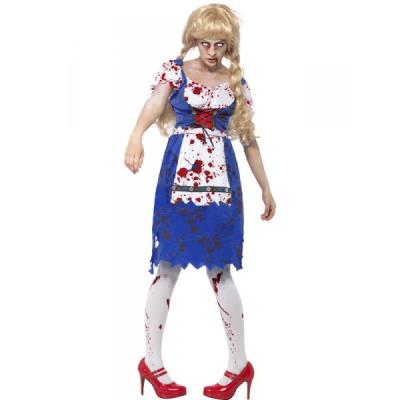 Costume zombie bavaroise pour femme - S