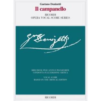 Partitions classique RICORDI DONIZETTI G. - CAMPANELLO - CHANT ET PIANO Voix solo, piano