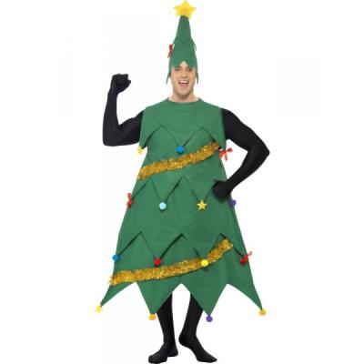 Déguisement d'arbre de Noël de luxe pour homme - Standard