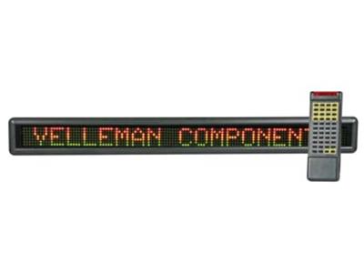 Velleman - Journal lumineux multicolore - 7 x 120 LED