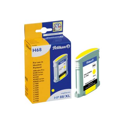 Pelikan - geel - inktcartridge (alternative for: HP 88XL)