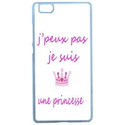 Coque Rigide Pour Huawei P8 Lite Motif J'peux Pas Je Suis Une Princesse