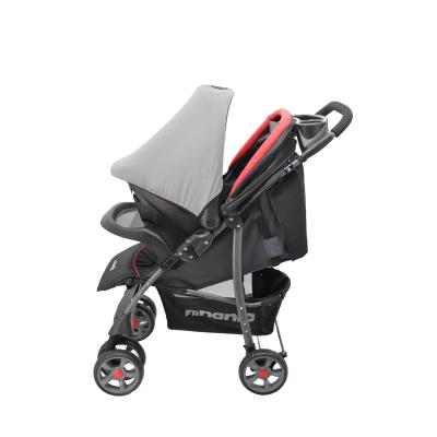 Mycarsit Poussette Combinée Duo Avec Groupe 0+ ( 0 À 13Kg) Fabrication Française – Gris