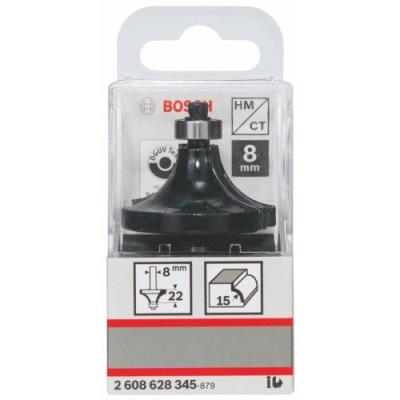 Bosch 2 608 628 345 Fraise à Arrondir 8 Mm 15 X 22 X 66 Mm