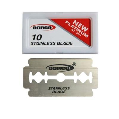 DORCO LOT DE 100 LAMES DOUBLE FACE EN INOX
