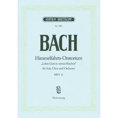 Partitions classique EDITION BREITKOPF BACH J.S. - KANTATE 11 LOBET GOTT IN - CHANT, CHOEUR, PIANO Choeur et ensemble vocal