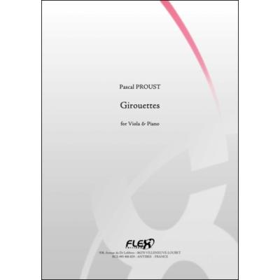 Girouettes - P. PROUST - Alto et Piano - FLEX Editions