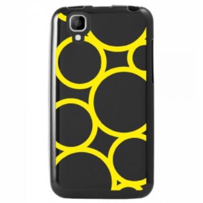 Coque souple pour Wiko Goa avec impression Motifs ronds jaunes