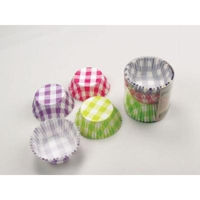 patisse 01738 cupcakes en papier sulfurise dans une boîte transparentmulticolore 5 cm