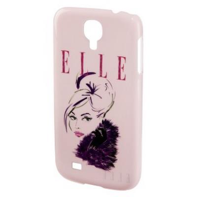 Elle lady coque en plastique pour samsung galaxy s4 mini