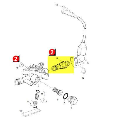 PISTON PILOTE COMPLET