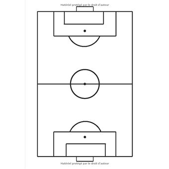 Carnet tactique football pour entraineur de foot - format A4 - 100