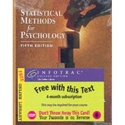 Statistical Methods for Psychology - poche - Achat Livre | fnac