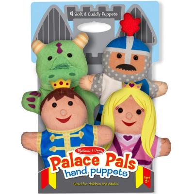 4 Marionnettes à main chevallier princesse jouet pour enfants à partir de 2 ans