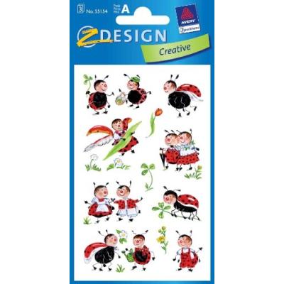Cre sticker marienkäfer 55154 avery